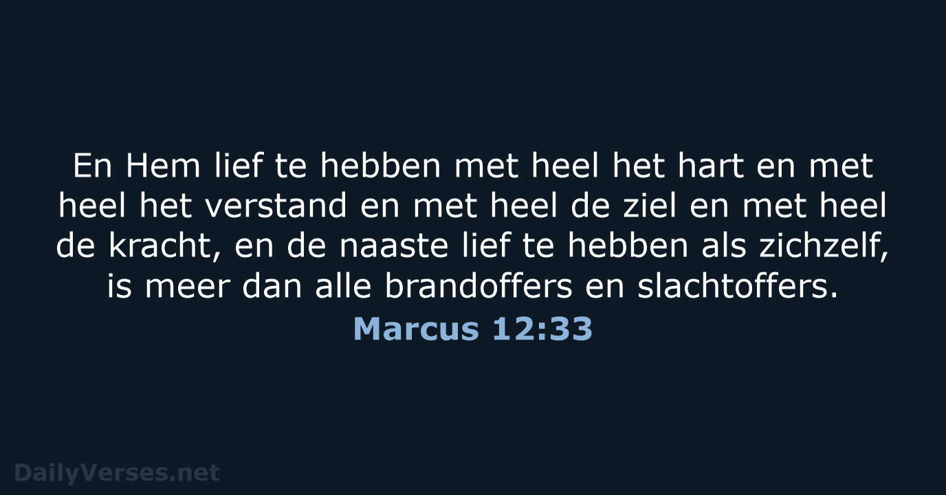 Marcus 12:33 - HSV