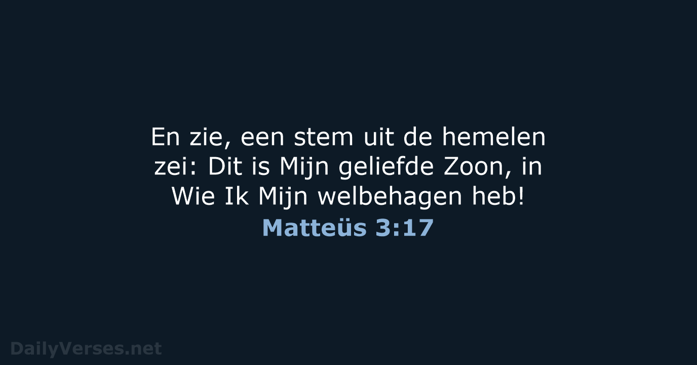 Matteüs 3:17 - HSV