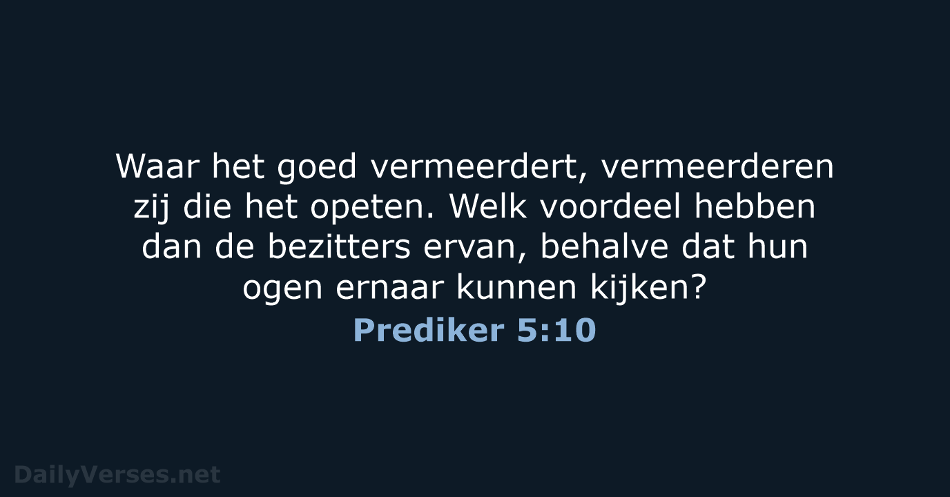 Prediker 5:10 - HSV
