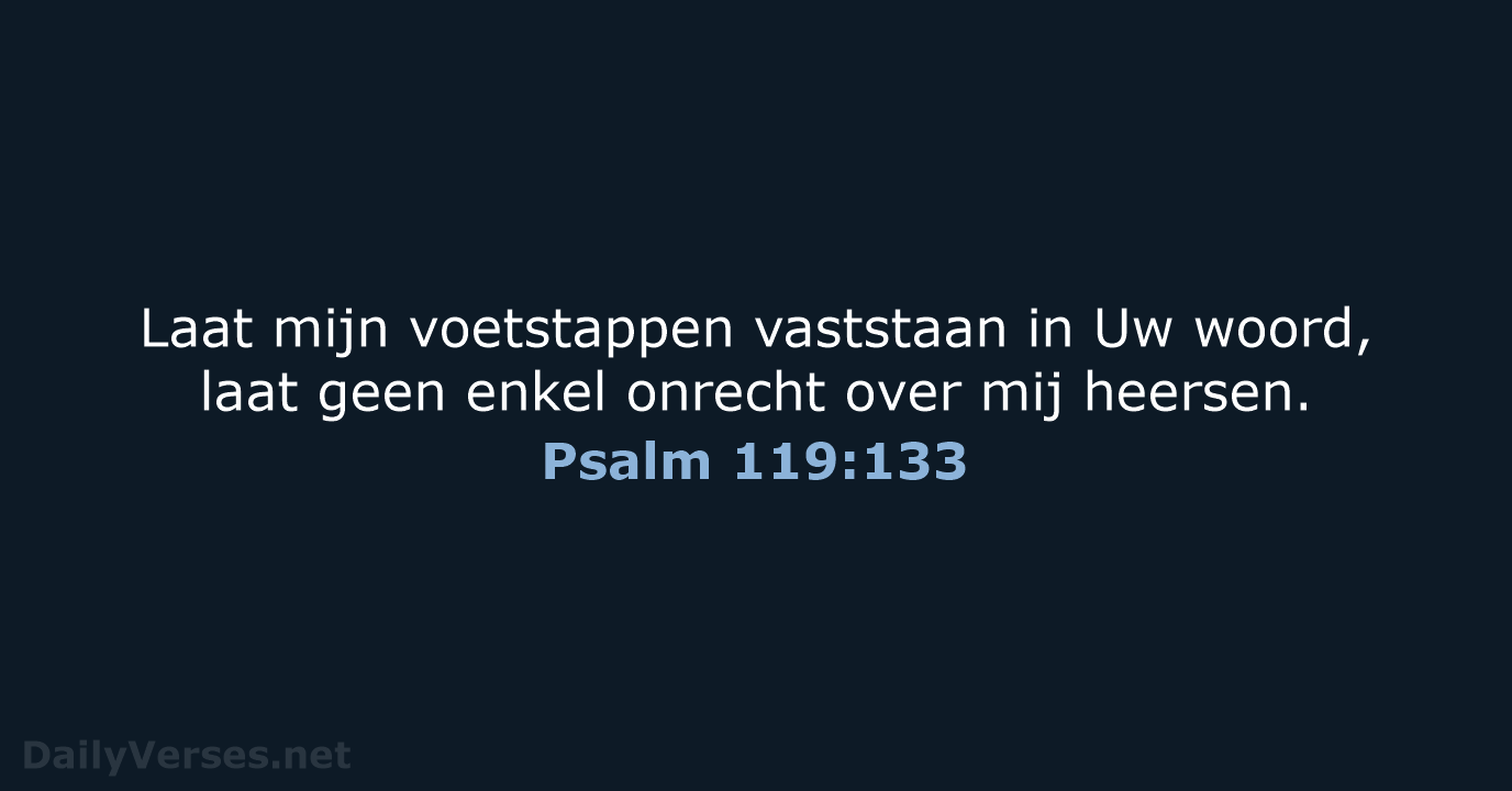 Psalm 119:133 - HSV