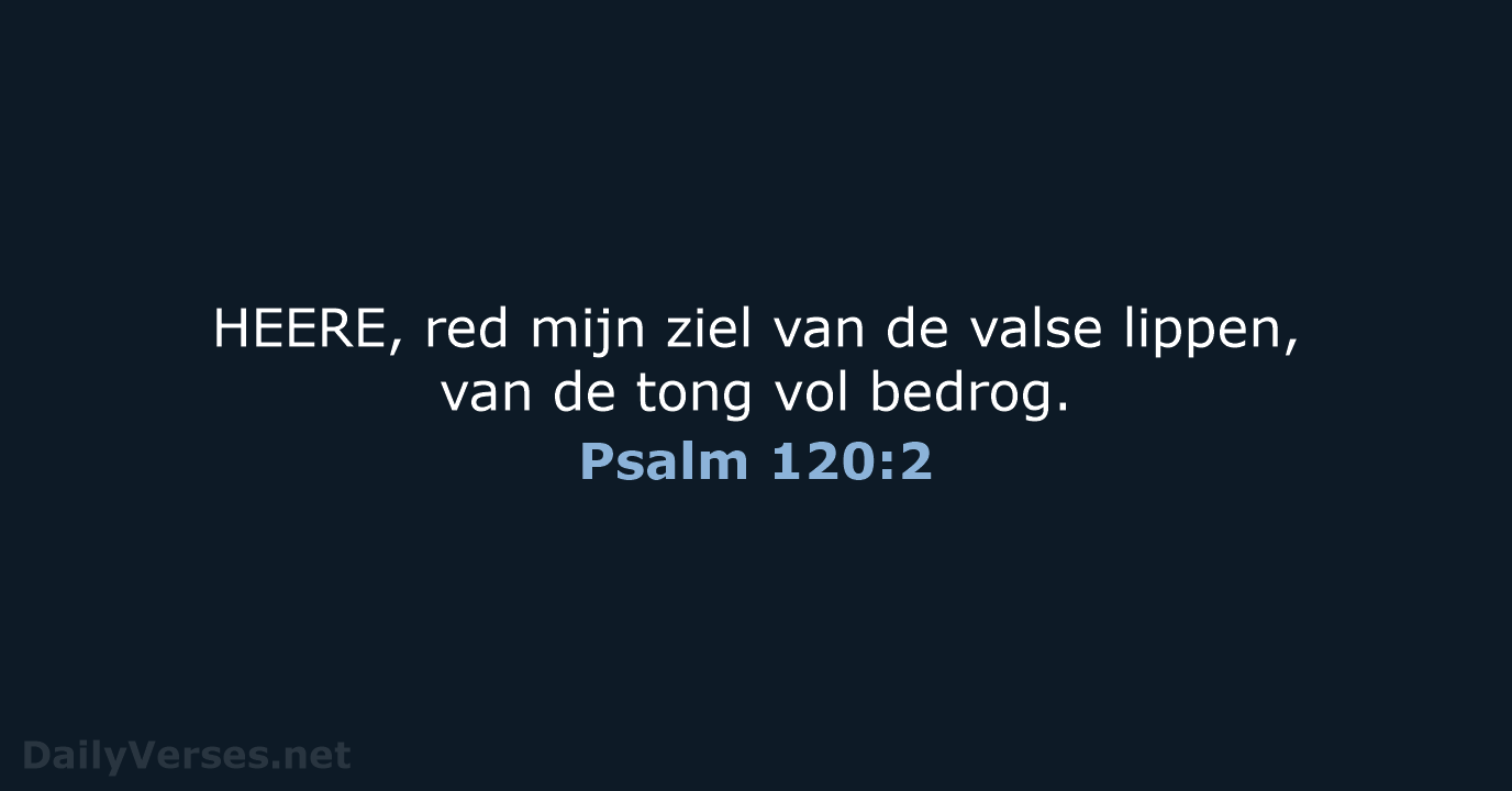 Psalm 120:2 - HSV