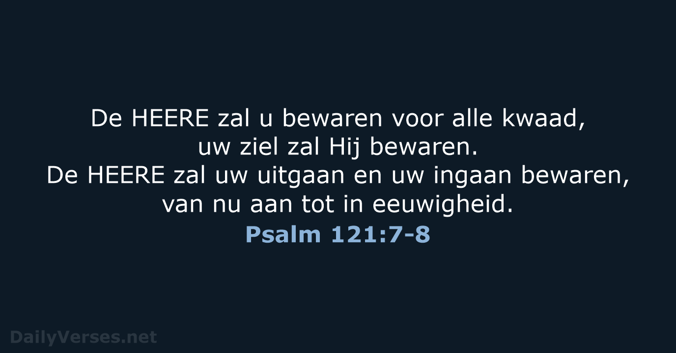 Psalm 121:7-8 - HSV