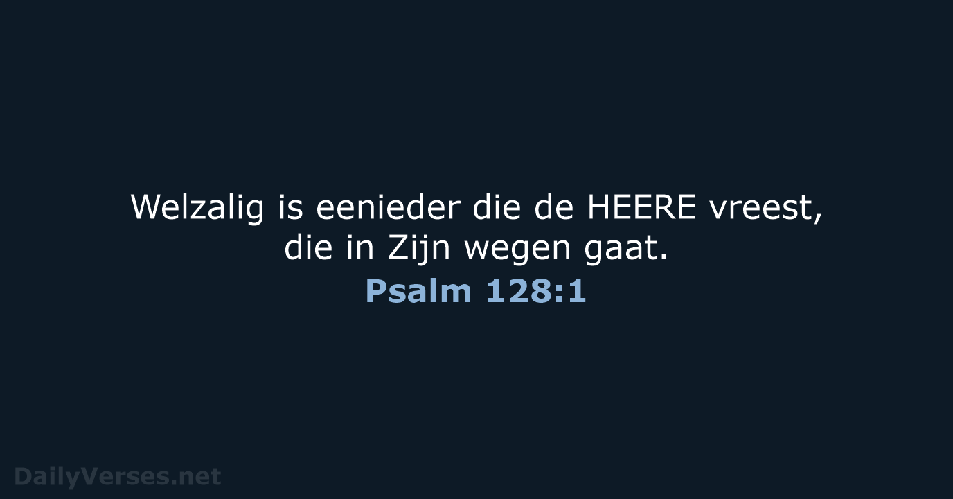 Psalm 128:1 - HSV
