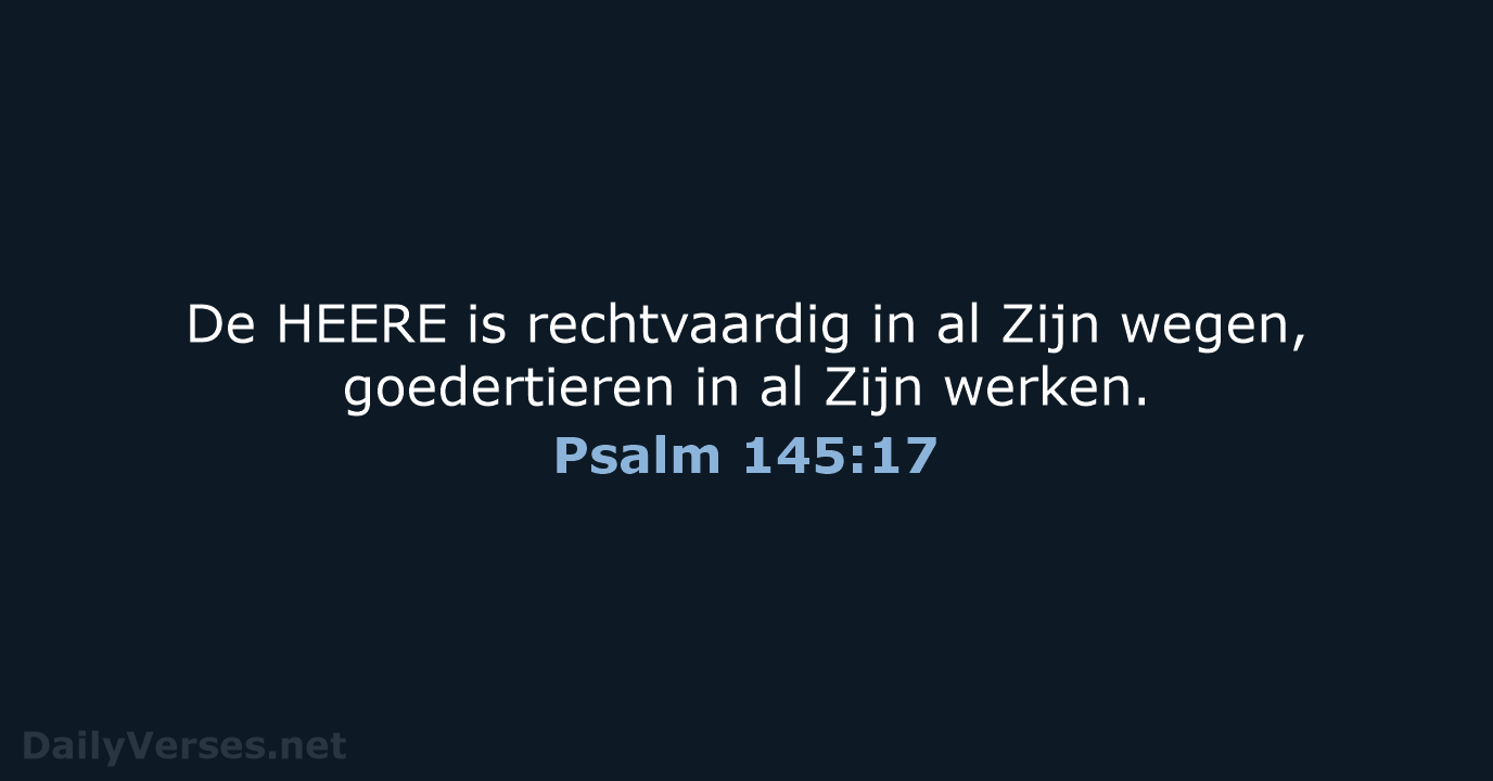Psalm 145:17 - HSV