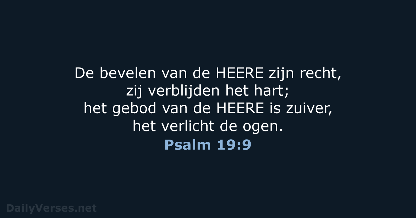 Psalm 19:9 - HSV