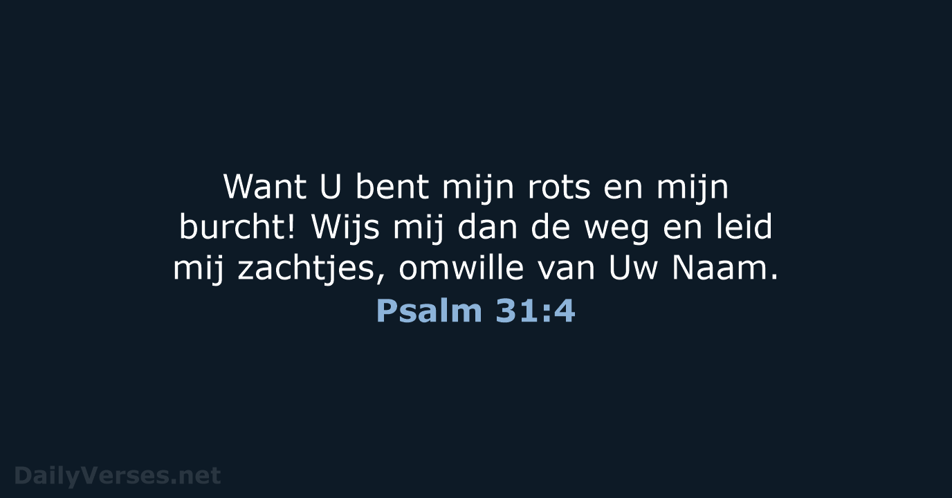 Psalm 31:4 - HSV