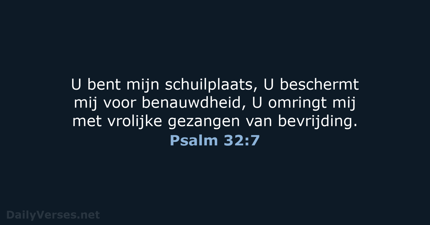 Psalm 32:7 - HSV