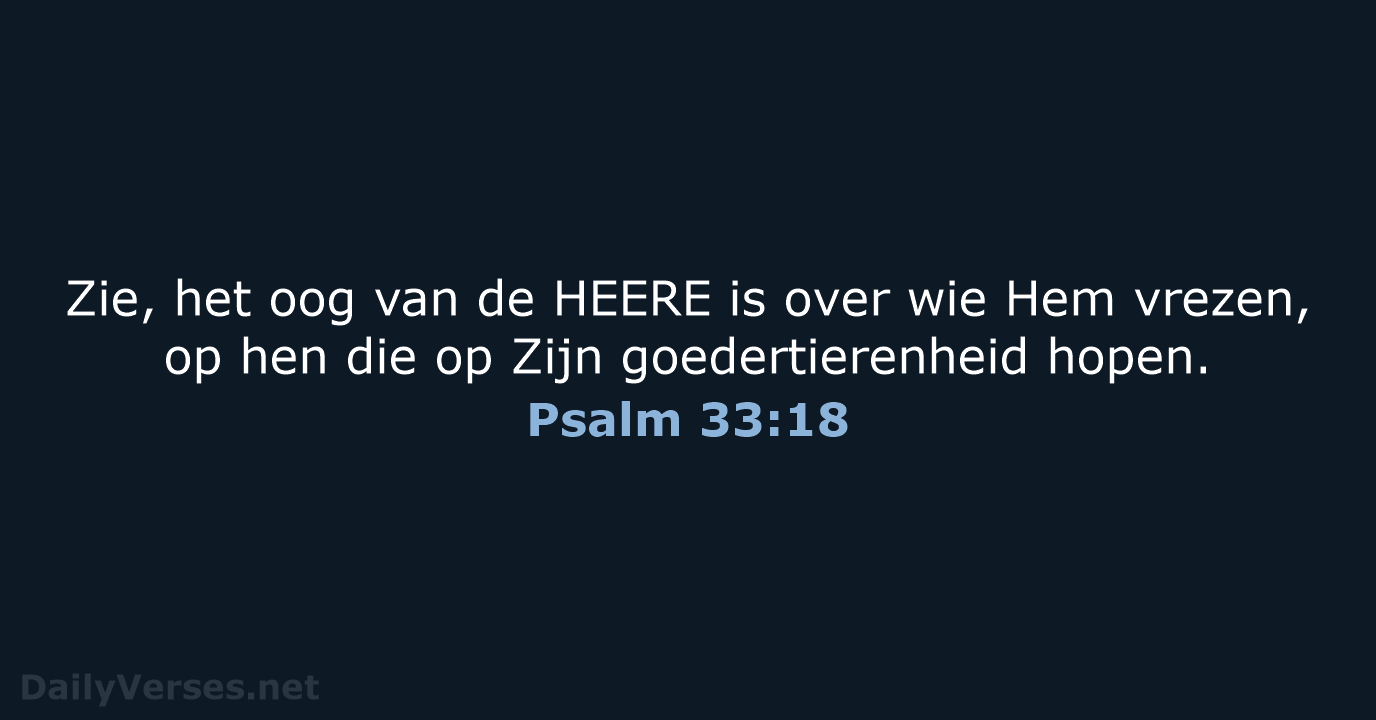 Psalm 33:18 - HSV