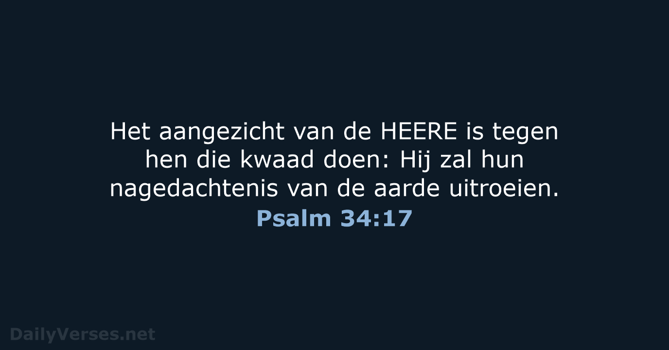 Psalm 34:17 - HSV