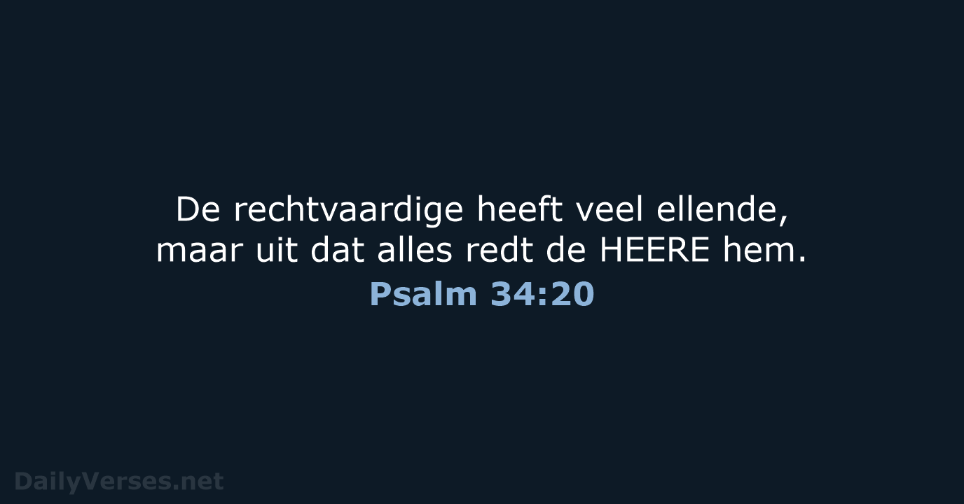 Psalm 34:20 - HSV