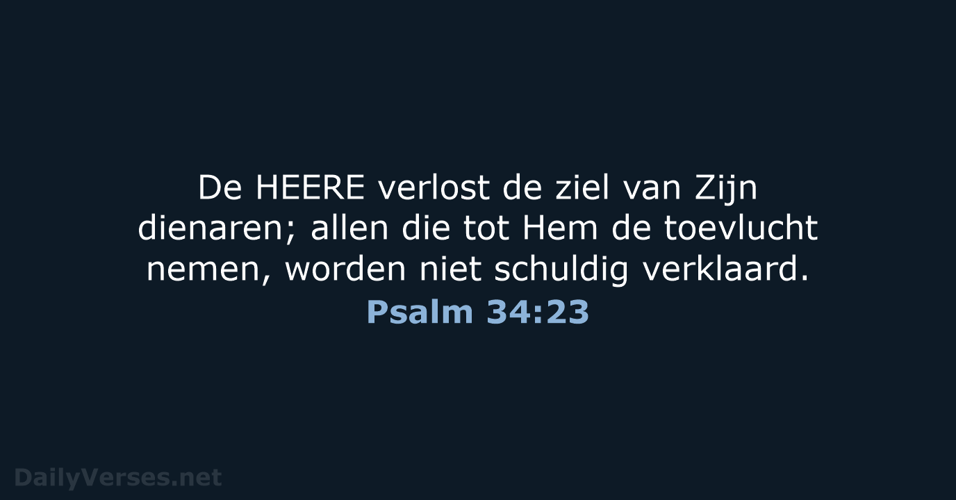 Psalm 34:23 - HSV