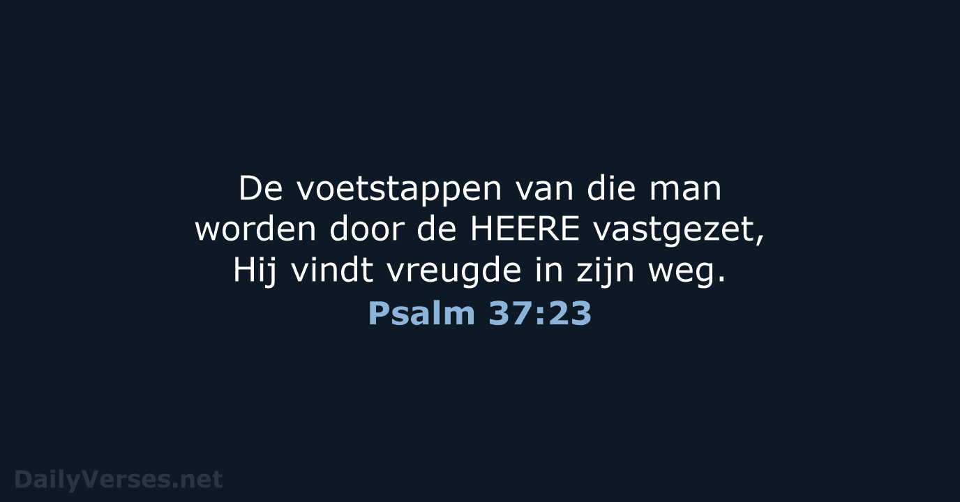 Psalm 37:23 - HSV
