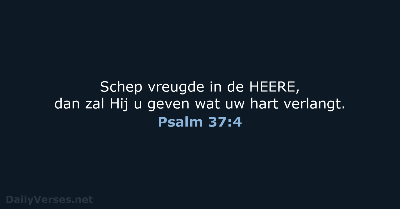 Psalm 37:4 - HSV