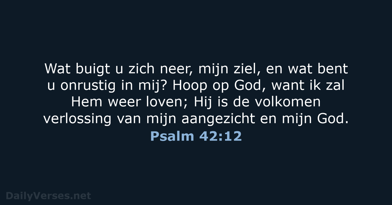 Psalm 42:12 - HSV