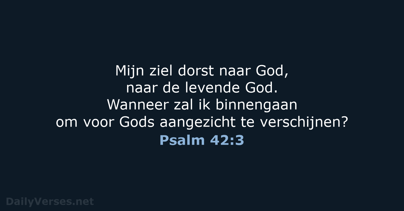 Psalm 42:3 - HSV
