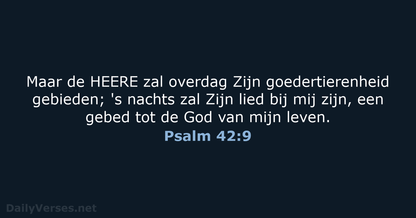 Psalm 42:9 - HSV