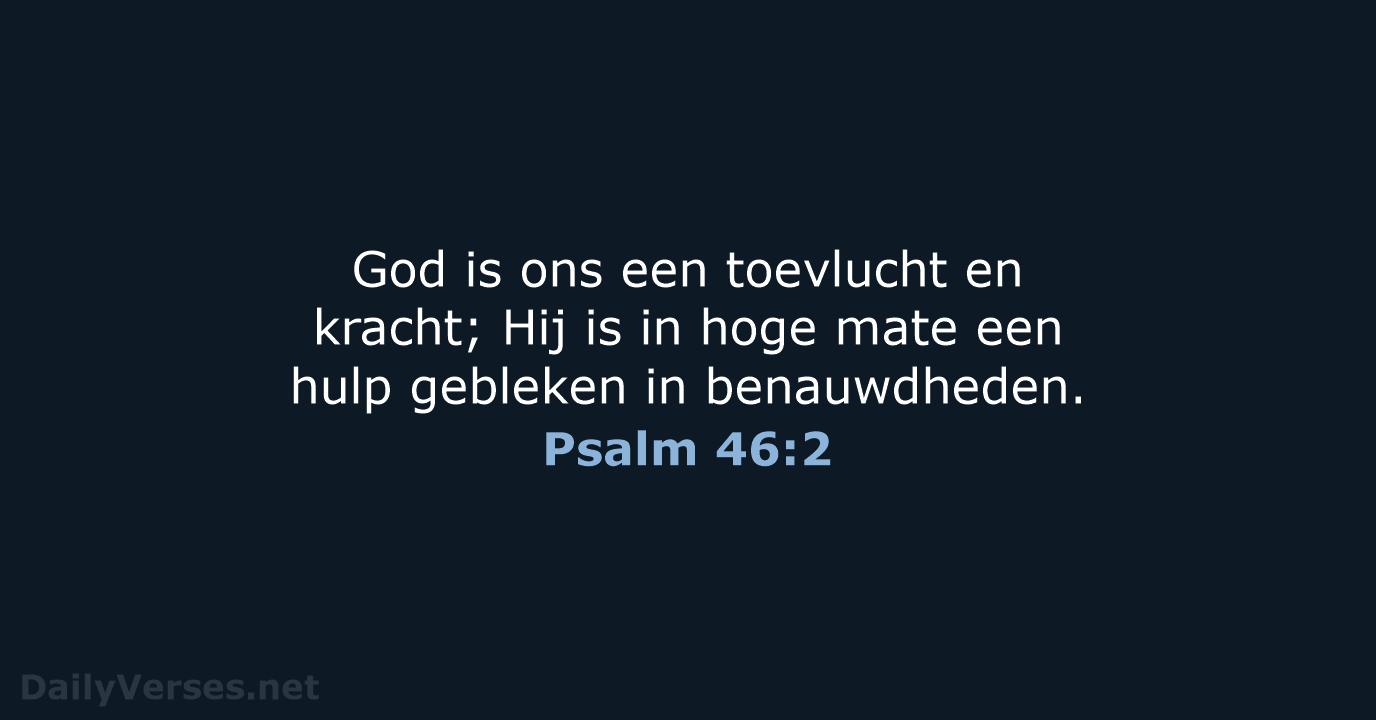 Psalm 46:2 - HSV