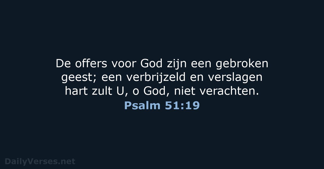 Psalm 51:19 - HSV