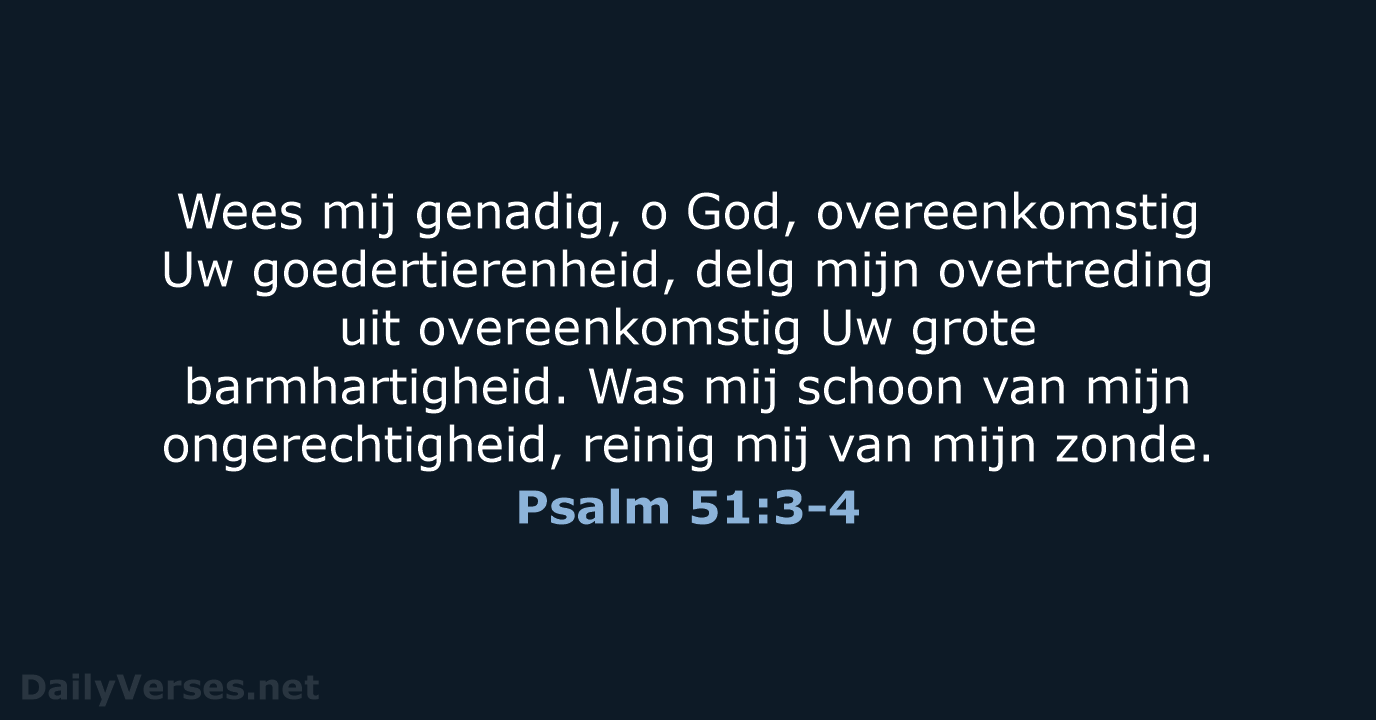 Psalm 51:3-4 - HSV