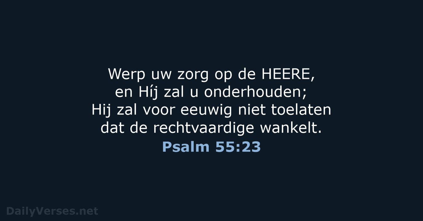 Psalm 55:23 - HSV