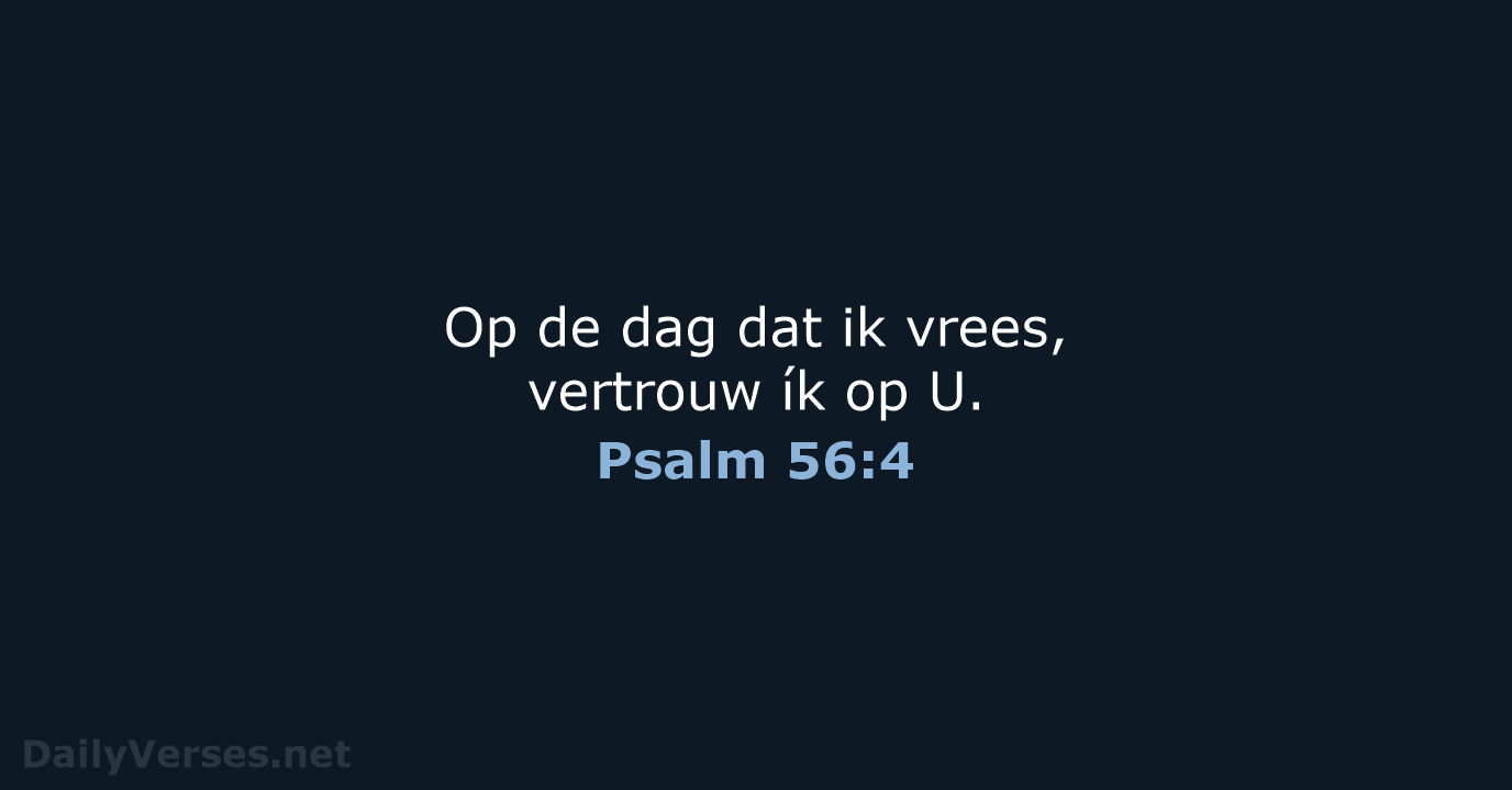 Psalm 56:4 - HSV