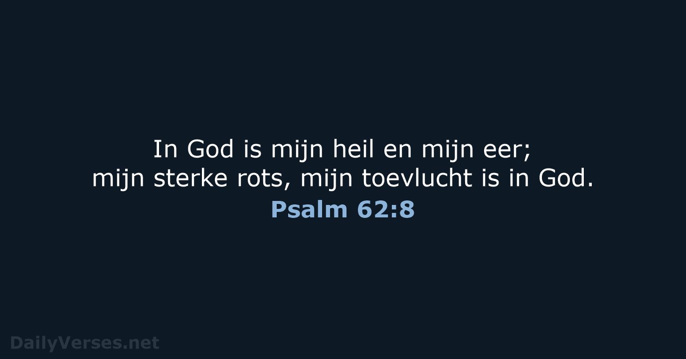 Psalm 62:8 - HSV