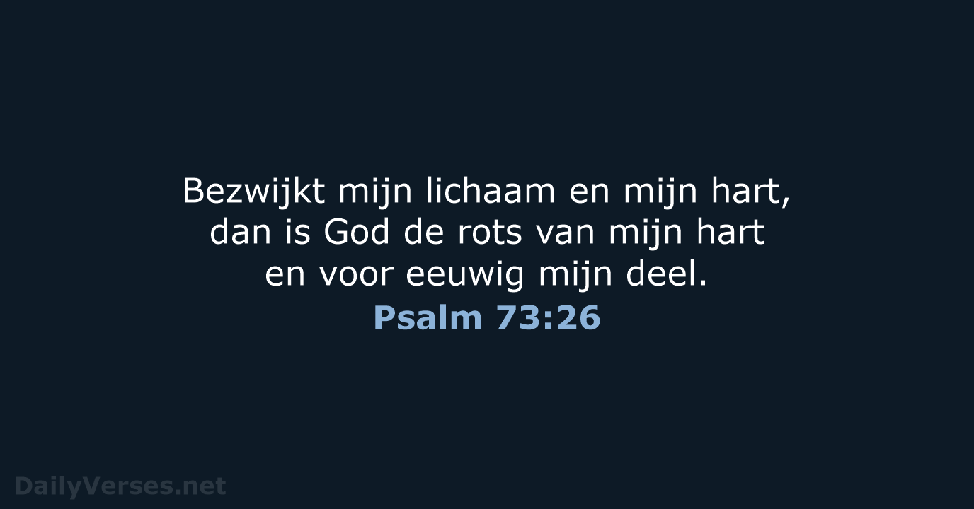 Psalm 73:26 - HSV