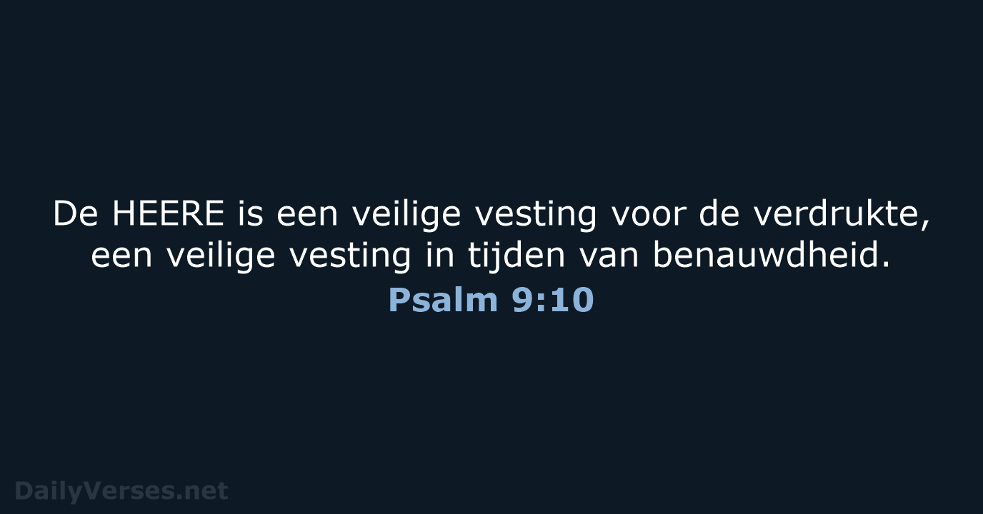 Psalm 9:10 - HSV