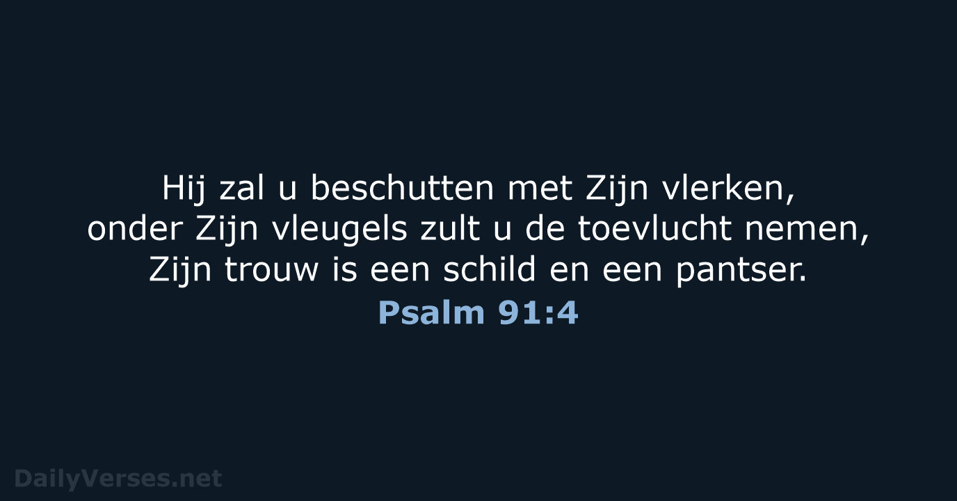 Psalm 91:4 - HSV