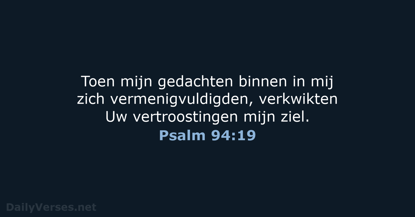 Psalm 94:19 - HSV