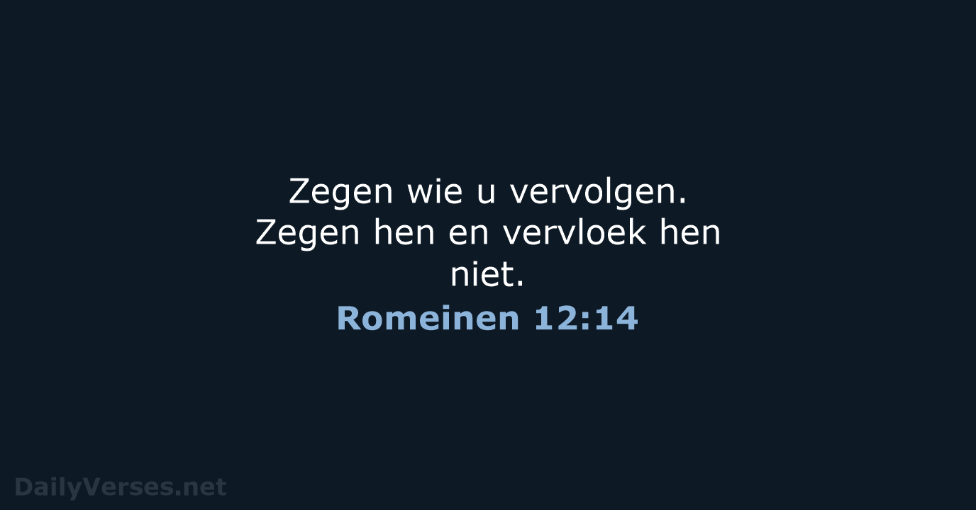 Romeinen 12:14 - HSV