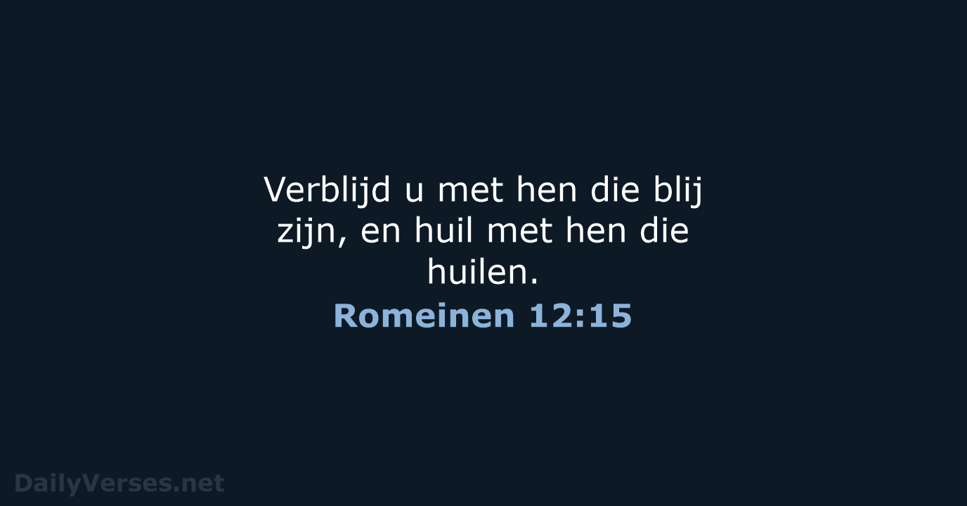Romeinen 12:15 - HSV
