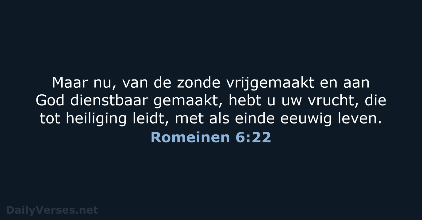 Romeinen 6:22 - HSV