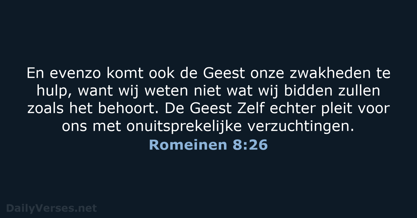 Romeinen 8:26 - HSV
