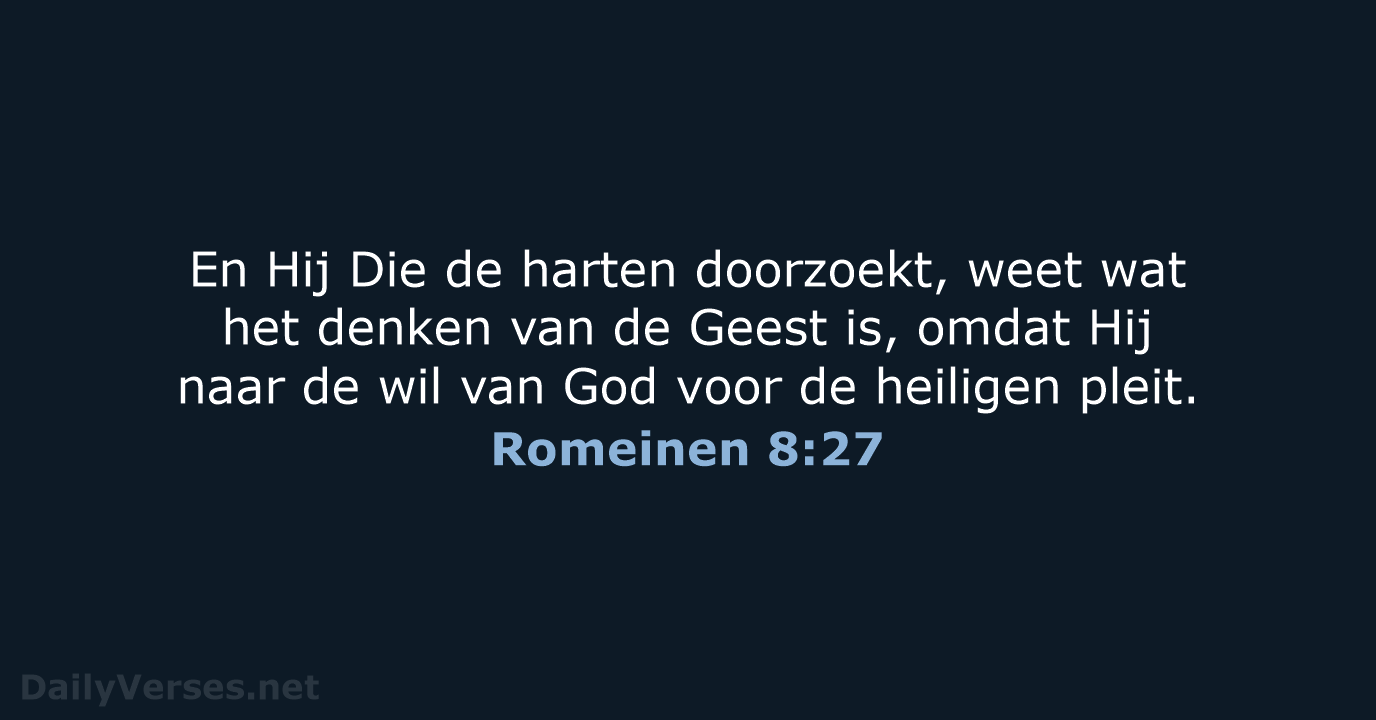 Romeinen 8:27 - HSV