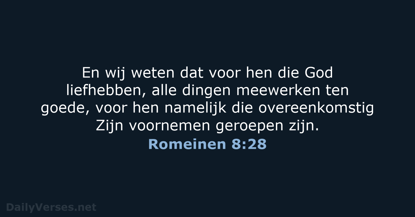 Romeinen 8:28 - HSV