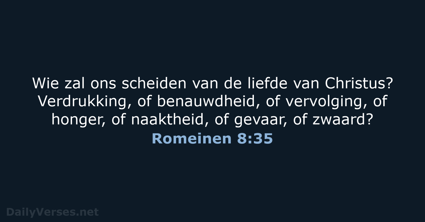 Romeinen 8:35 - HSV