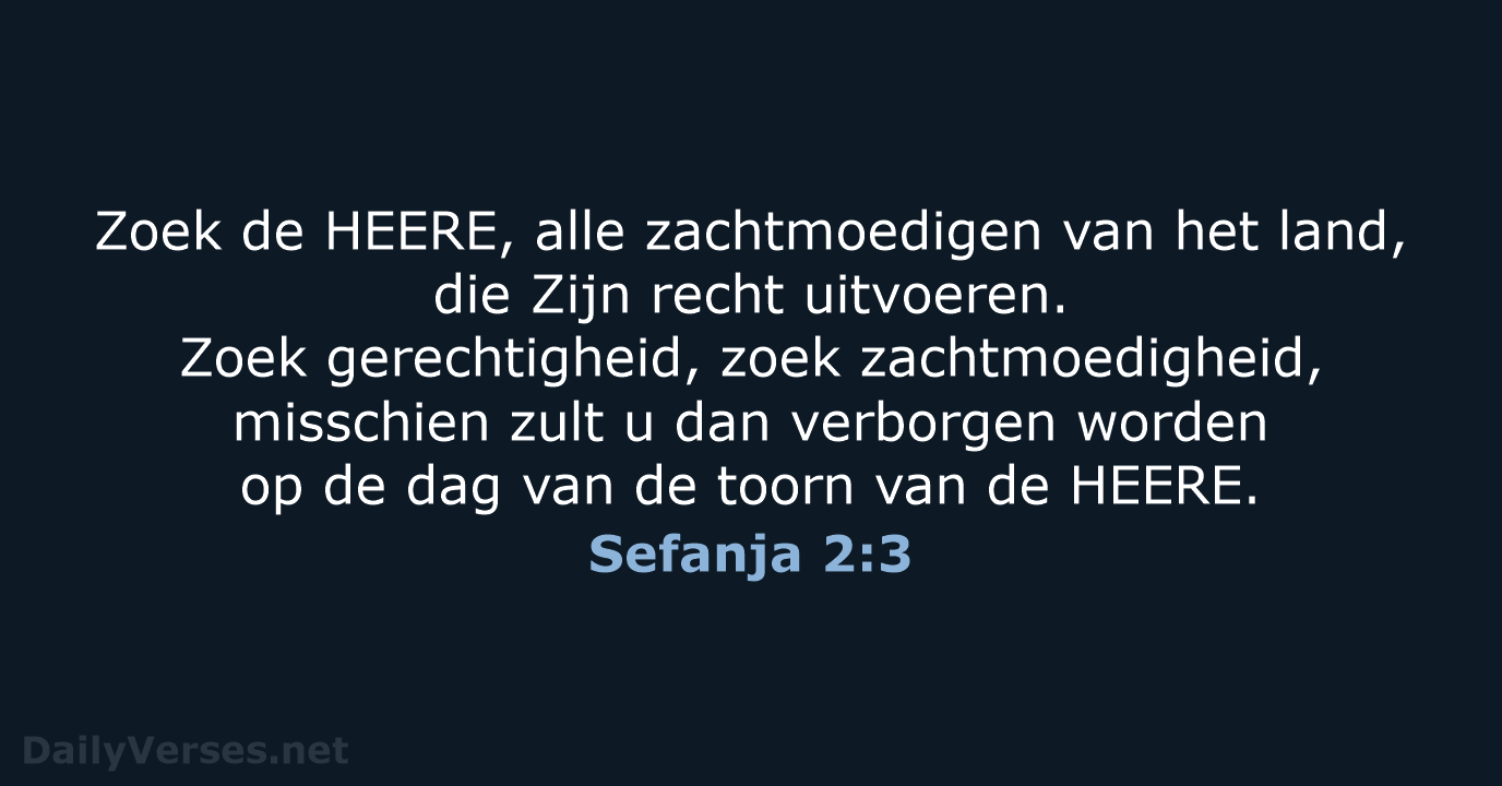 Sefanja 2:3 - HSV