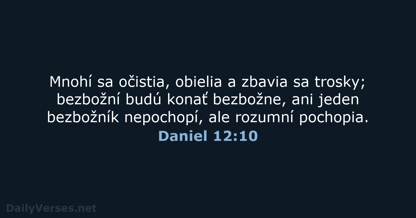 Daniel 12:10 - KAT