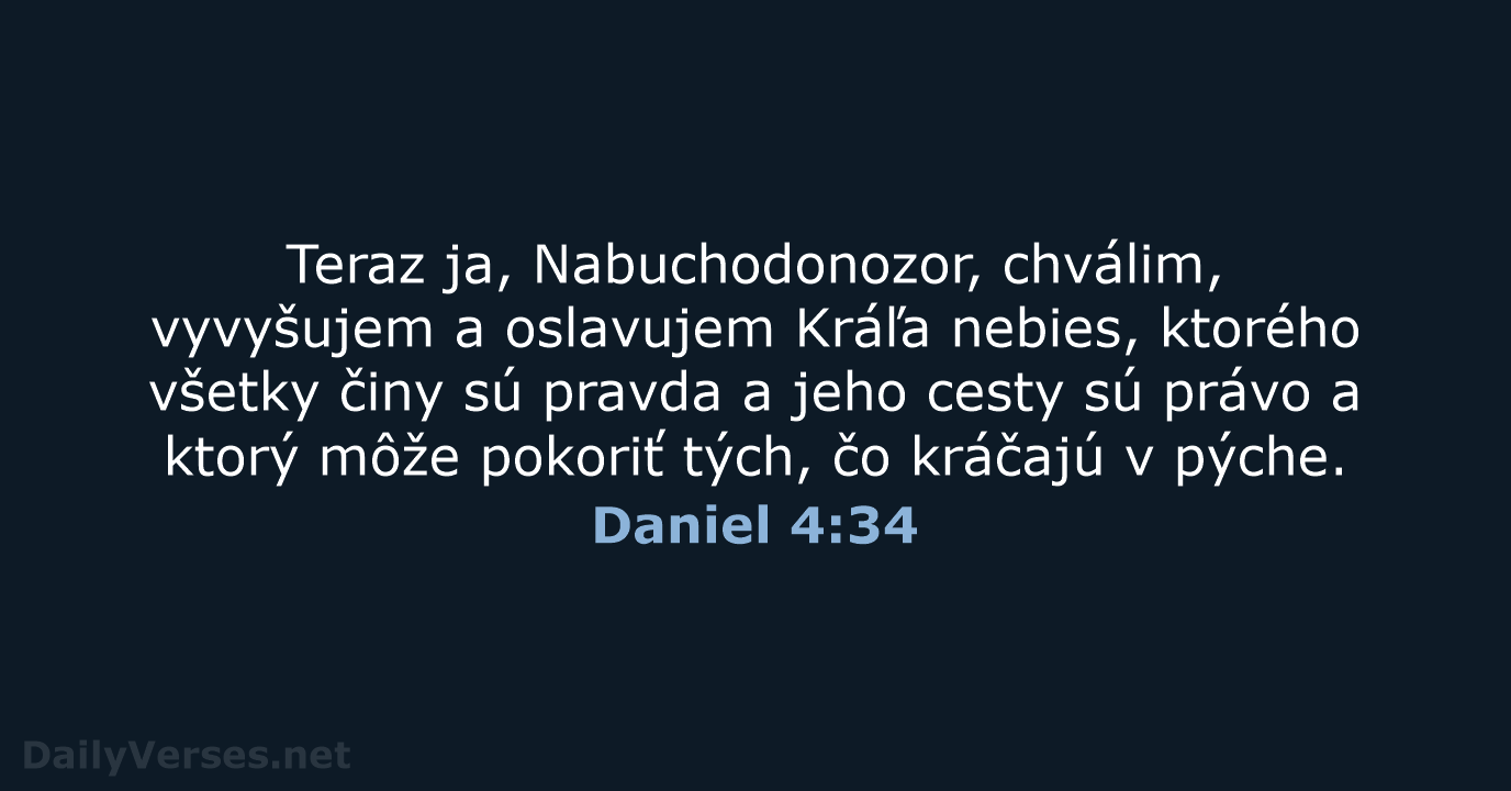Daniel 4:34 - KAT