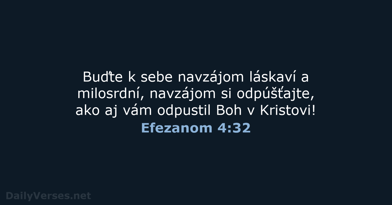 Efezanom 4:32 - KAT