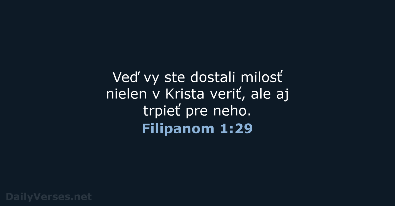 Filipanom 1:29 - KAT