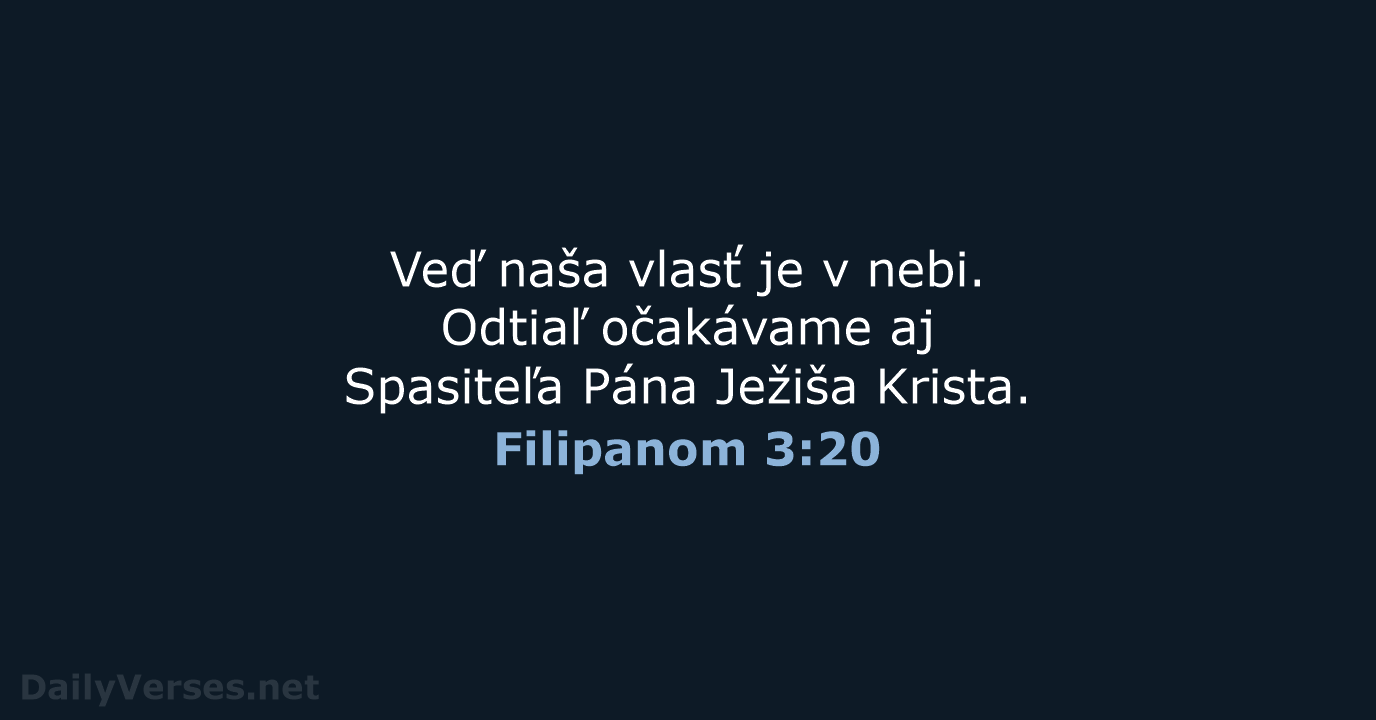 Filipanom 3:20 - KAT