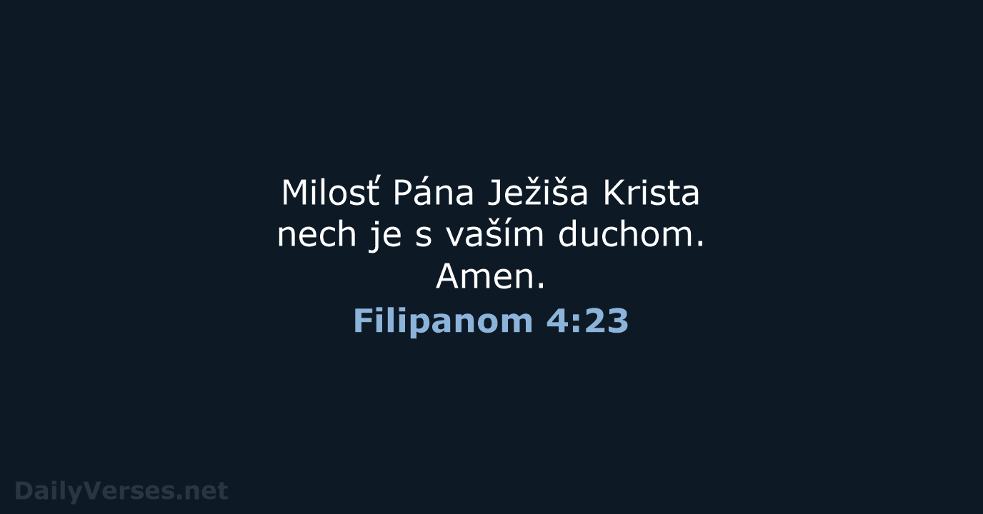 Filipanom 4:23 - KAT
