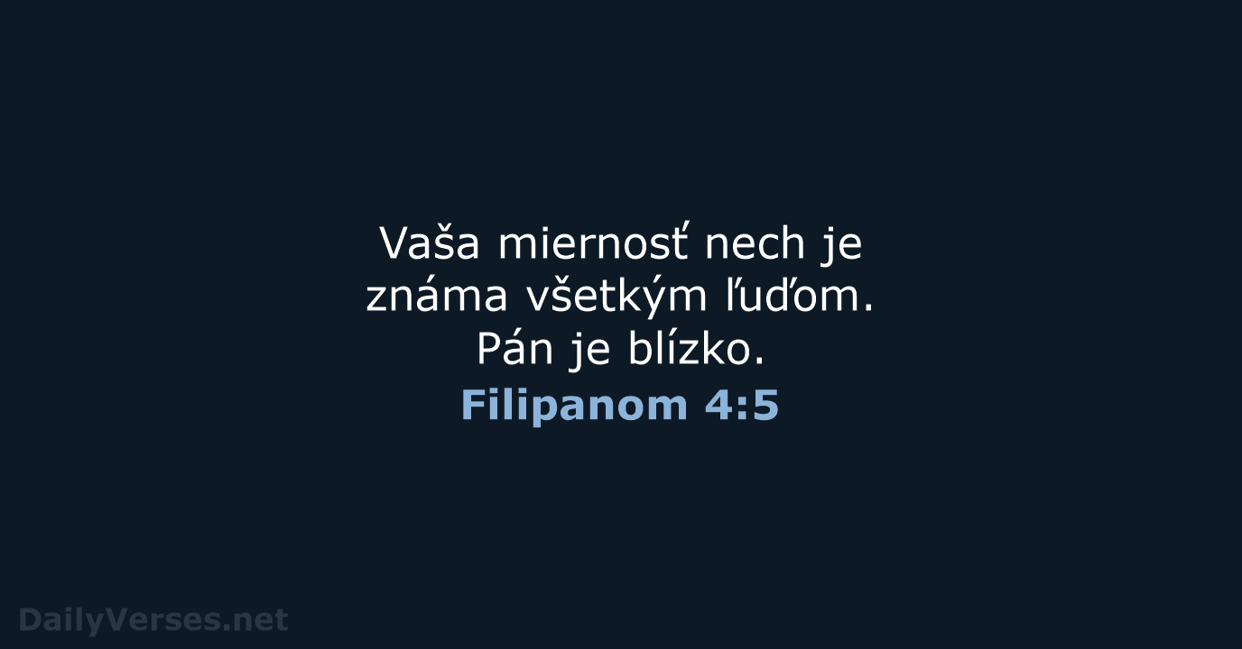 Filipanom 4:5 - KAT