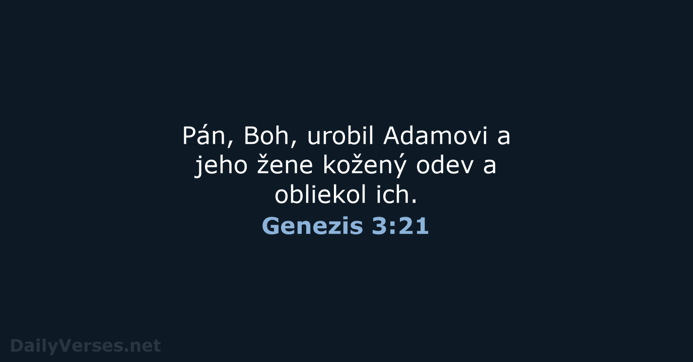 Genezis 3:21 - KAT