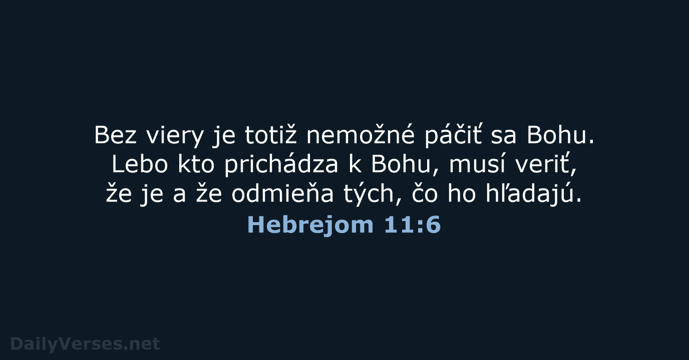 Hebrejom 11:6 - KAT