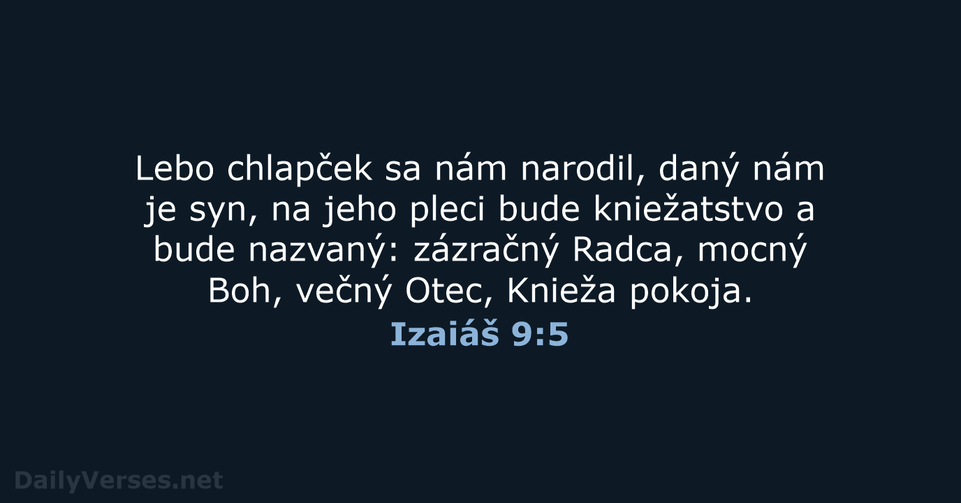 Izaiáš 9:5 - KAT