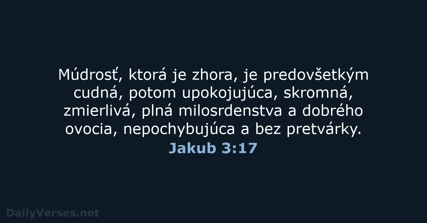 Jakub 3:17 - KAT