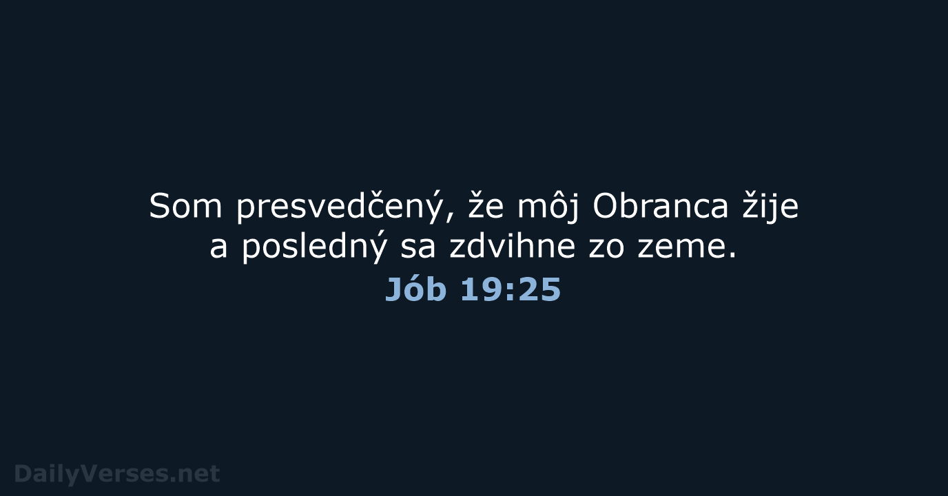 Jób 19:25 - KAT